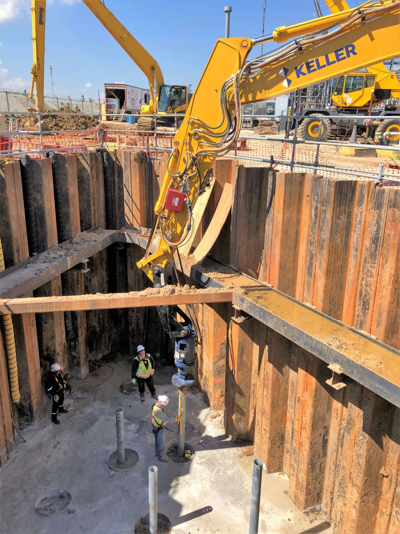 Helical pile installation