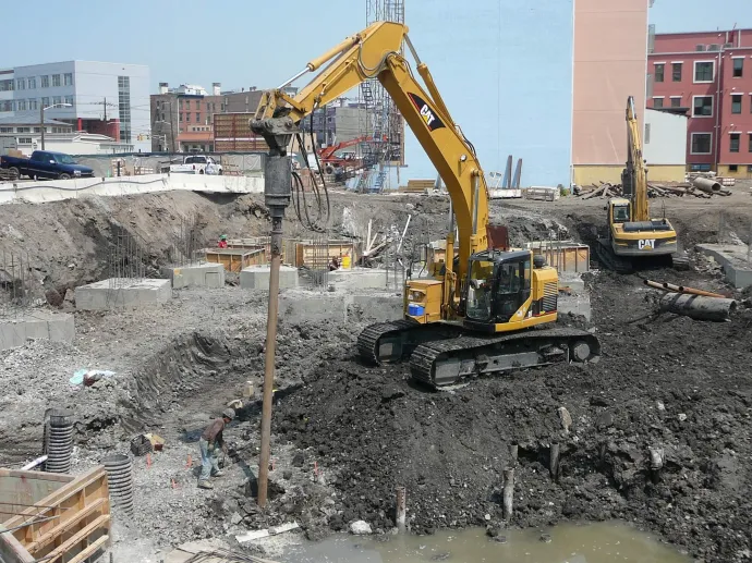Installing helical pile foundations